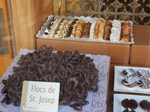 Flocs de Sant Josep - a speciality of Vienesa in Sant Feliu de Guixols