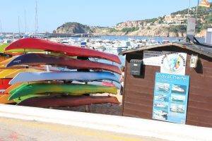 Water sports in Sant Feliu de Guixols, Costa Brava - Kayaking