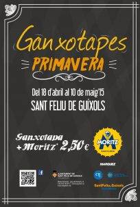 Spring Ganxo tapas in Sant Feliu de Guixols, Costa Brava