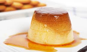 "Flam" or "flan" (creme caramel), in Sant Feliu de Guixols, Baix Emporda