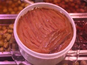 Also little tastes like anchovies...