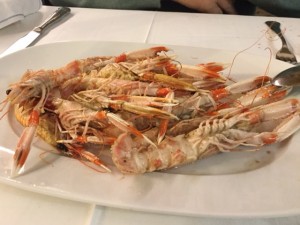 Escamarlans are crayfish - simple and very fresh