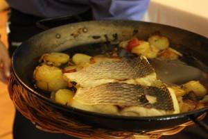 Hake done the old way in the oven