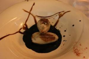 Cuttlefish in a chocolate sauce