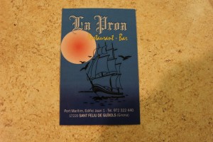 La Proa ("The Prow") caters for fishermen...