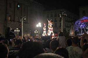 These are "Castellers" or Human Castles