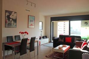 Spacious living and dining area