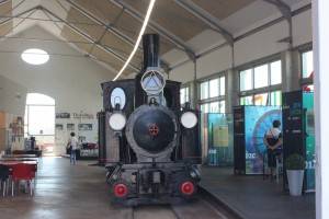 There is also a small museum of the (ex) train service to Sant Feliu