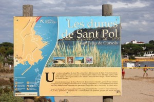 First you come to the Sant Pol dunes